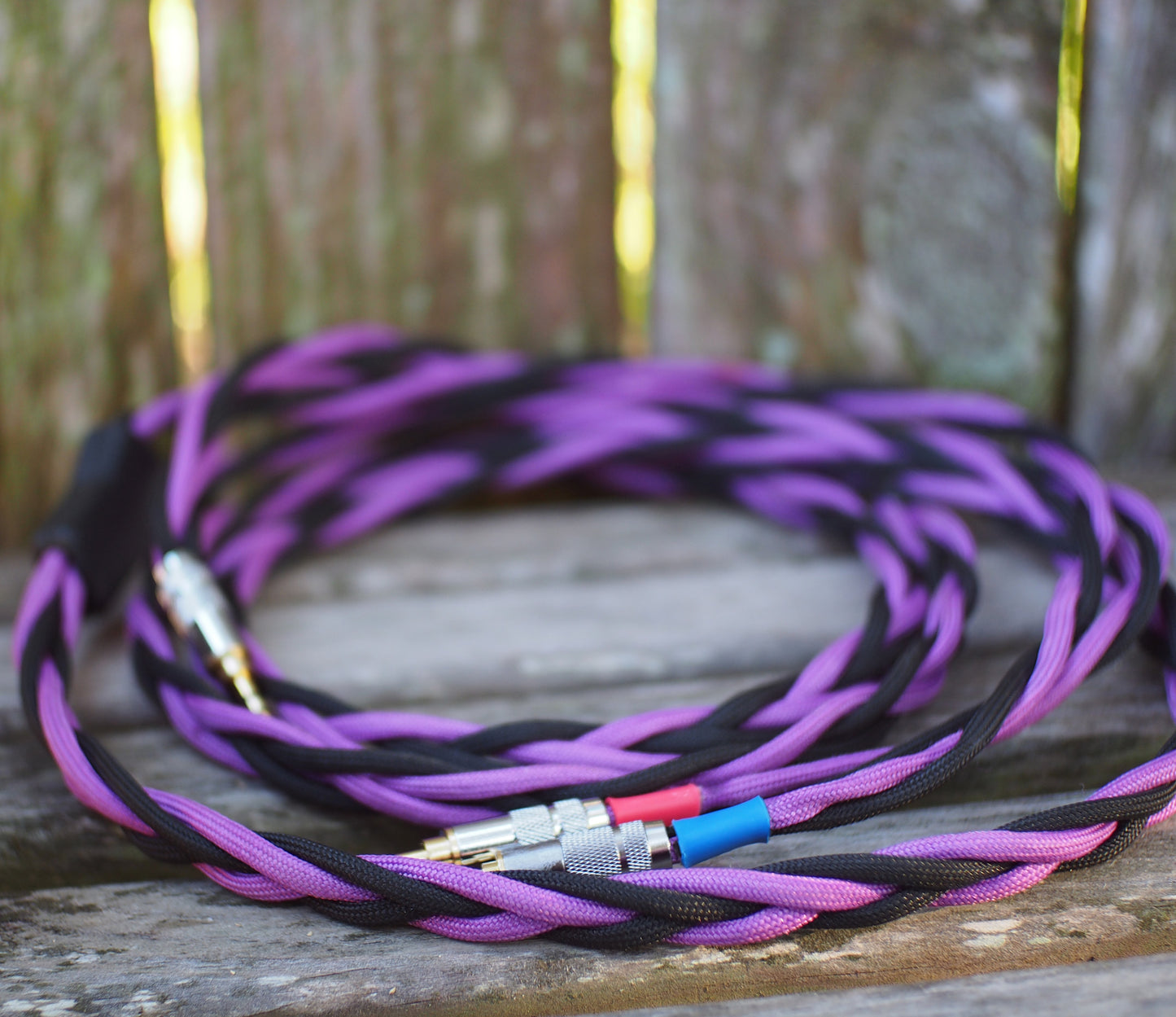 Two-tone braided paracord cable. Comes with every M57 - Lyra. Colors are decided by the buyer and must be a solid-color.